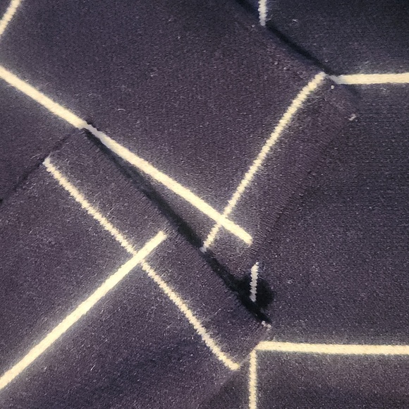 Bluoltre NWT Italian sweater dress checkered long sleeve knee length siz… - Picture 4 of 5